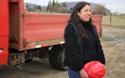 ​Asume primera mujer como operaria de cuadrilla de la Dirección de Vialidad del MOP en Magallanes