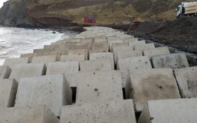 MOP ejecuta construcción de defensas costeras en Tierra del Fuego