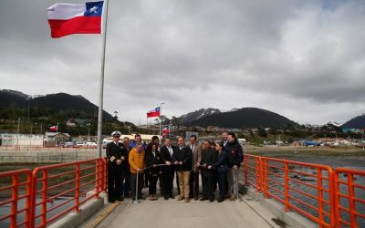 Ministro Undurraga encabeza inauguración de la caleta de pescadores más austral del mundo