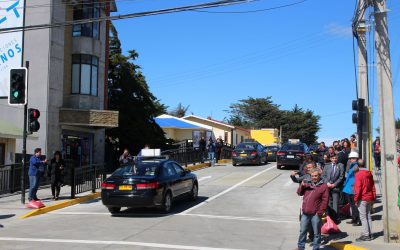 Realizan apertura de Puente Chiloé en Punta Arenas