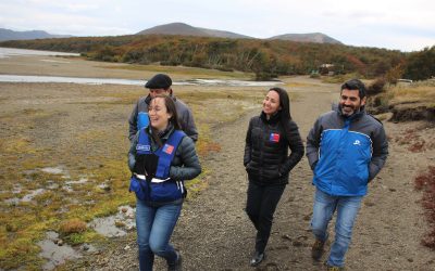 Seremi MOP y Directora regional DGA inspeccionan captación de Laguna Parrillar junto a Aguas Magallanes