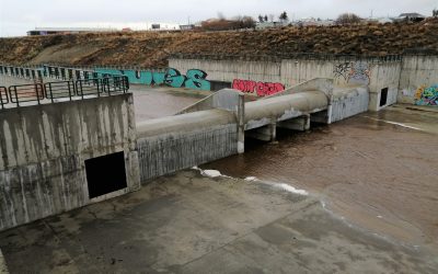 MOP concluye obras de primera barrera de control sedimentológico del Río Las Minas