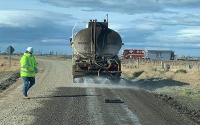 ​MOP ejecuta inédito contrato para eliminar polvo en suspensión que se genera producto del tránsito de vehículos