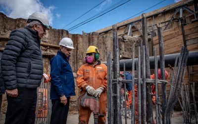 Intendente y seremi MOP inspeccionaron avance de Puente Chiloé