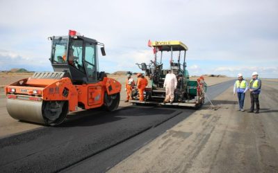 Este mes estarán finalizadas obras de conservación en pista principal del aeropuerto