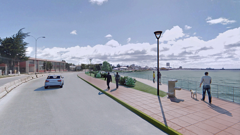 ​Avanza proyecto de mejoramiento del Borde Costero en el sector sur de Punta Arenas
