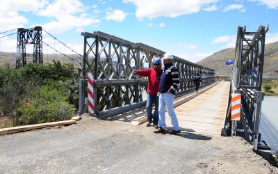 MOP Habilita puente mecano que mejora la conectividad a la base de las Torres del Paine