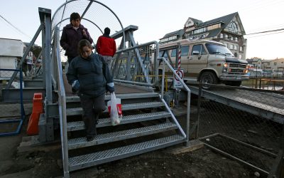 MOP HABILITA PASARELA PEATONAL EN PUENTE MECANO DE PUNTA ARENAS