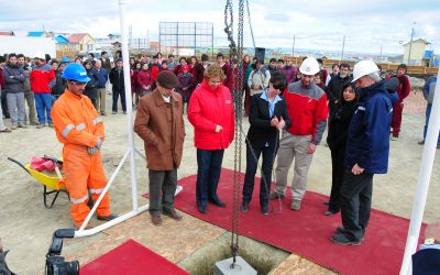 Se colocó Primera Piedra en el Liceo de Porvenir en Tierra del Fuego
