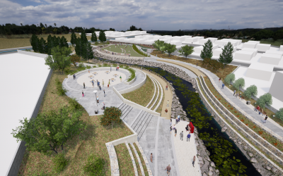 Acompañados de la comunidad educativa del Jardín Infantil “Vientos del Sur” el Gobierno anuncia la construcción del tercer Parque Urbano en la Población Raúl Silva Henríquez