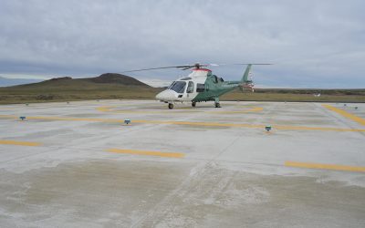 INAUGURAN PLATAFORMA DE EMERGENCIA PARA  HELICÓPTEROS EN CUARTELES DE CARABINEROS DE MAGALLANES