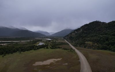 Autoridades nacionales y regionales del MOP visitaron obras del camino Vicuña – Yendegaia en la Región de Magallanes