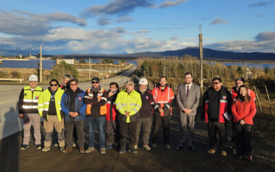 Finalizan trabajos correspondientes al cruce de Ruta 9 y Av. Libertad, acceso a la Ciudad de Puerto Natales