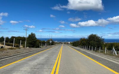 MOP refuerza seguridad vial realizando demarcación de los pavimentos en la Región de Magallanes