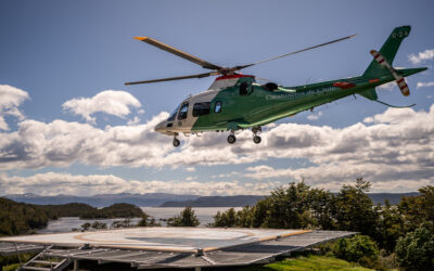 Presidente de la República, Gabriel Boric Font, inaugura punto de posada para helicópteros en el poblado más austral de Chile