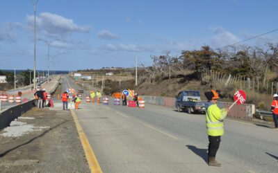 MOP realizó habilitación del tránsito vehicular por la Ruta 9 Norte a través del nuevo Puente Chabunco