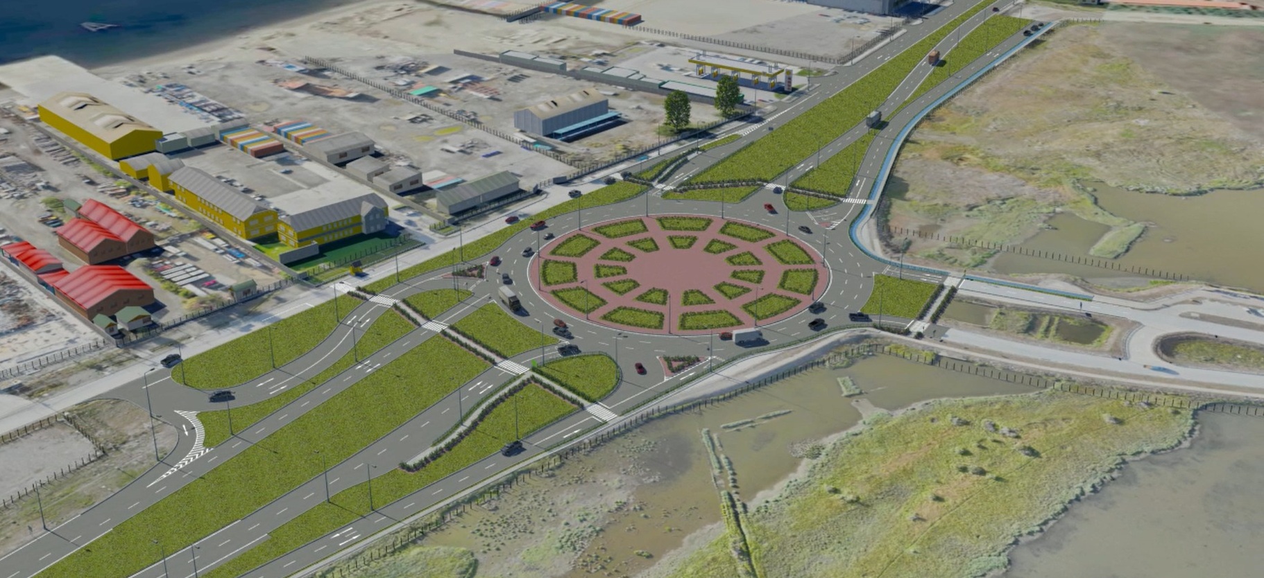 MOP define solución vial para intersección Ruta 9 con Avenida Frei en Punta Arenas